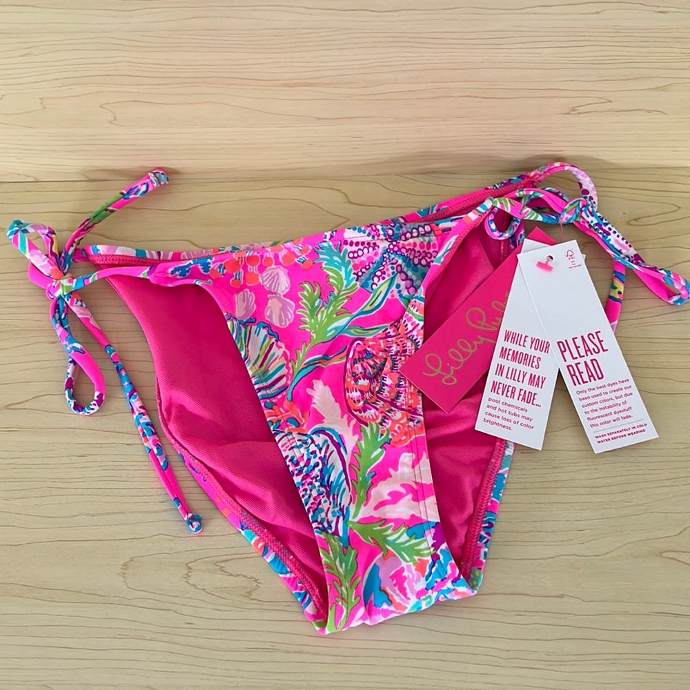 Lilly Pulitzer Shell Me Something Good Bryon Bikini Bottom - Size 6